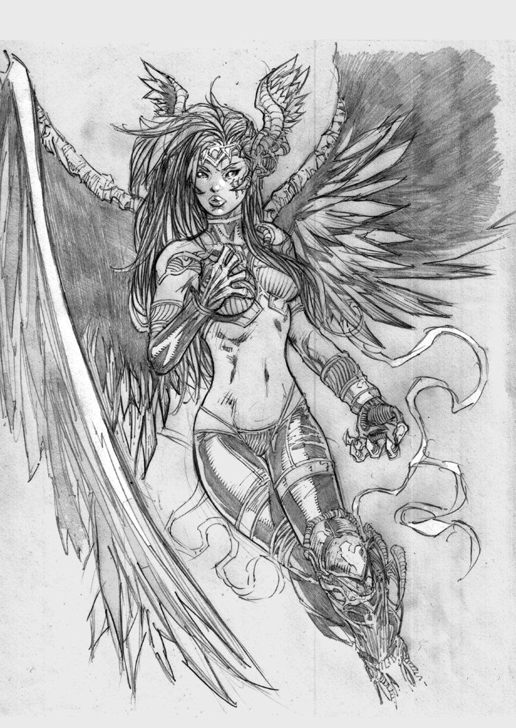 752x1062 Valkyrie Sketch By Surfercalavera Valkirye - Valkyrie Sketch