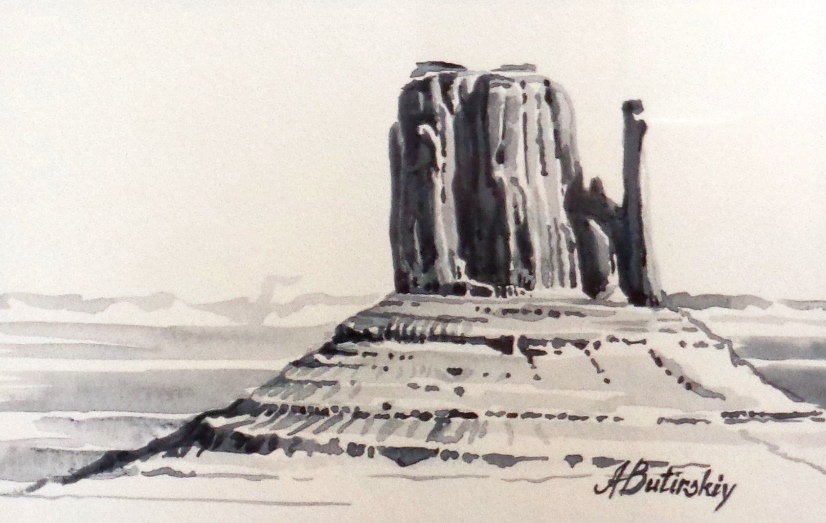 826x523 Monument Valley - Valley Sketch