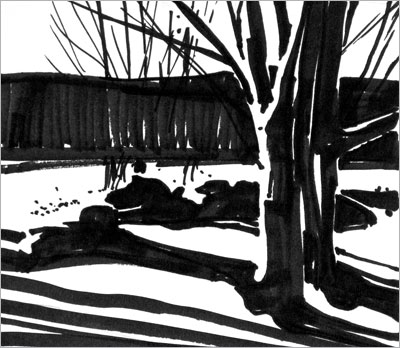 400x348 How To Draw Value Sketches, By Bill Teitworth - Value Sketch