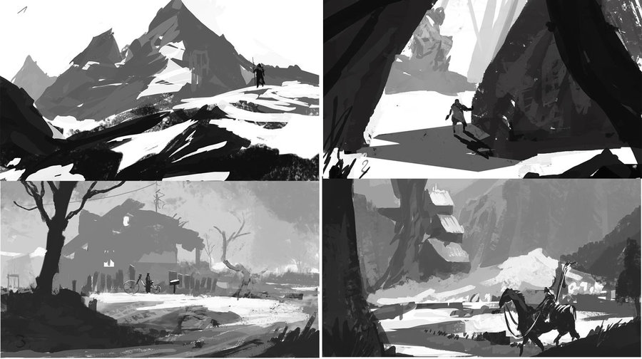 900x504 Value Sketches By Kalberoos - Value Sketch