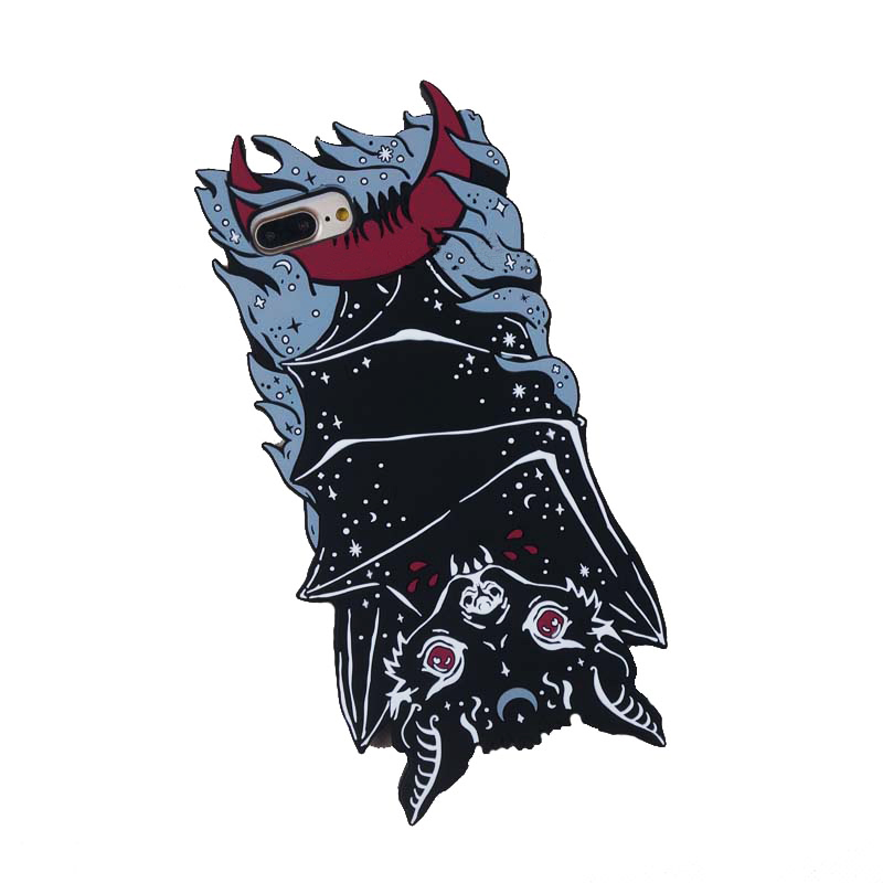 800x800 Ritozcase New Fashion 3d Vampire Bat Soft Silicone Case Cover For - Vampire Bat Sketch