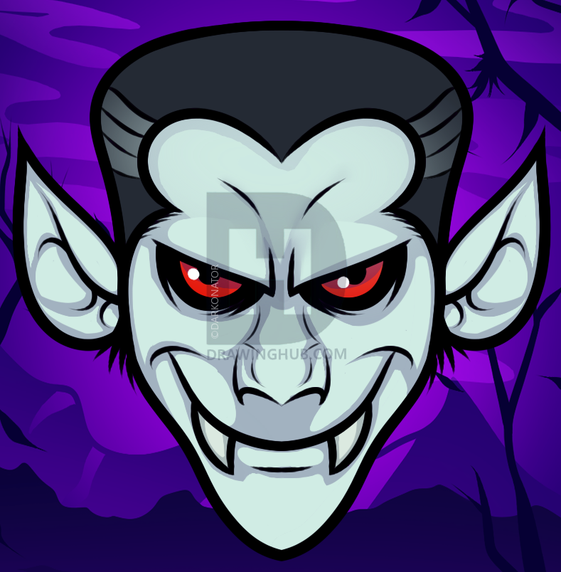 789x804 How To Draw A Vampire Face, Step By Step, Drawing Guide, By - Vampire Face Sketch