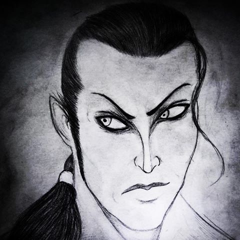 480x480 Vampirart Instagram - Vampire Face Sketch