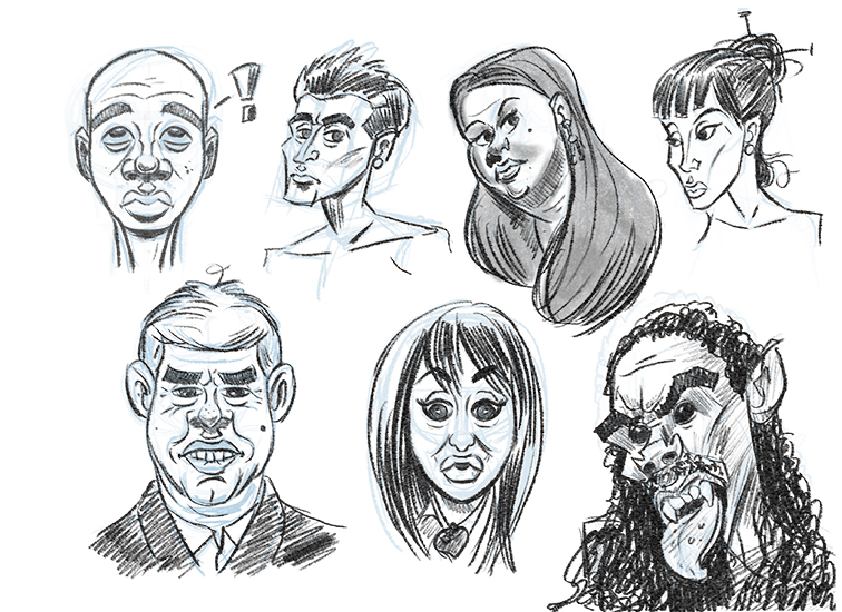 756x550 Vampire Palacio Illustration - Vampire Face Sketch