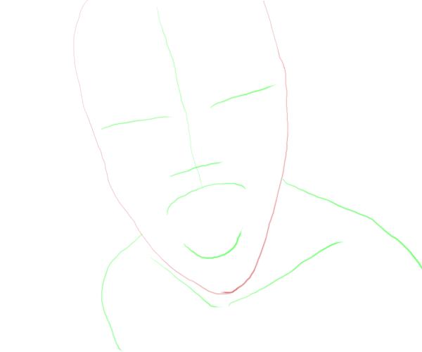 600x500 Vampire Drawings 1 - Vampire Face Sketch