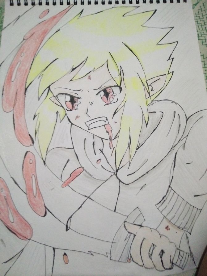 670x893 How To Draw An Anime Vampire 9 Steps (With Pictures) - Vampire Girl Sketch