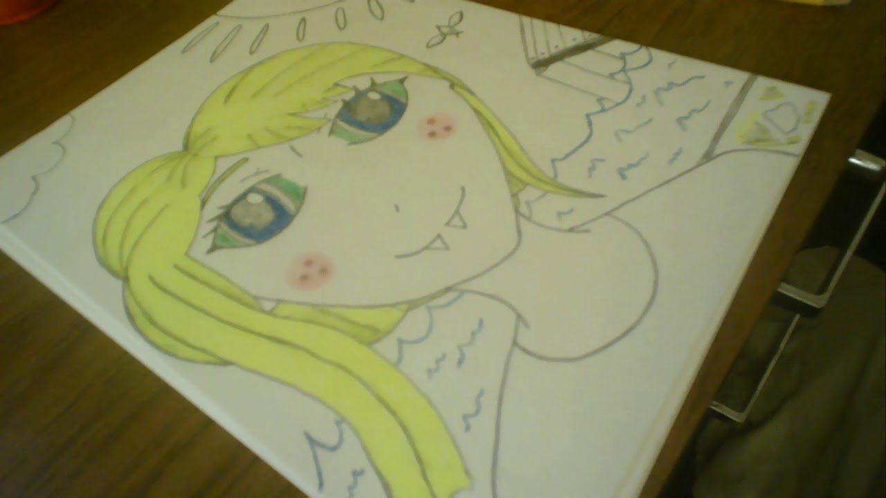 1280x720 My Vampire Girl Manga Drawing - Vampire Girl Sketch