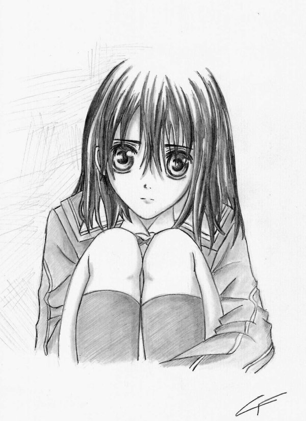 600x825 Vampire Knight Yuki Kurosu By Cf Fantasy - Vampire Knight Sketches