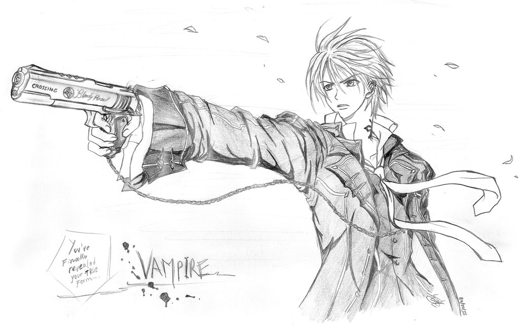 1024x642 Vampire Knight Images Zero Hd Wallpaper And Background Photos - Vampire Knight Sketches