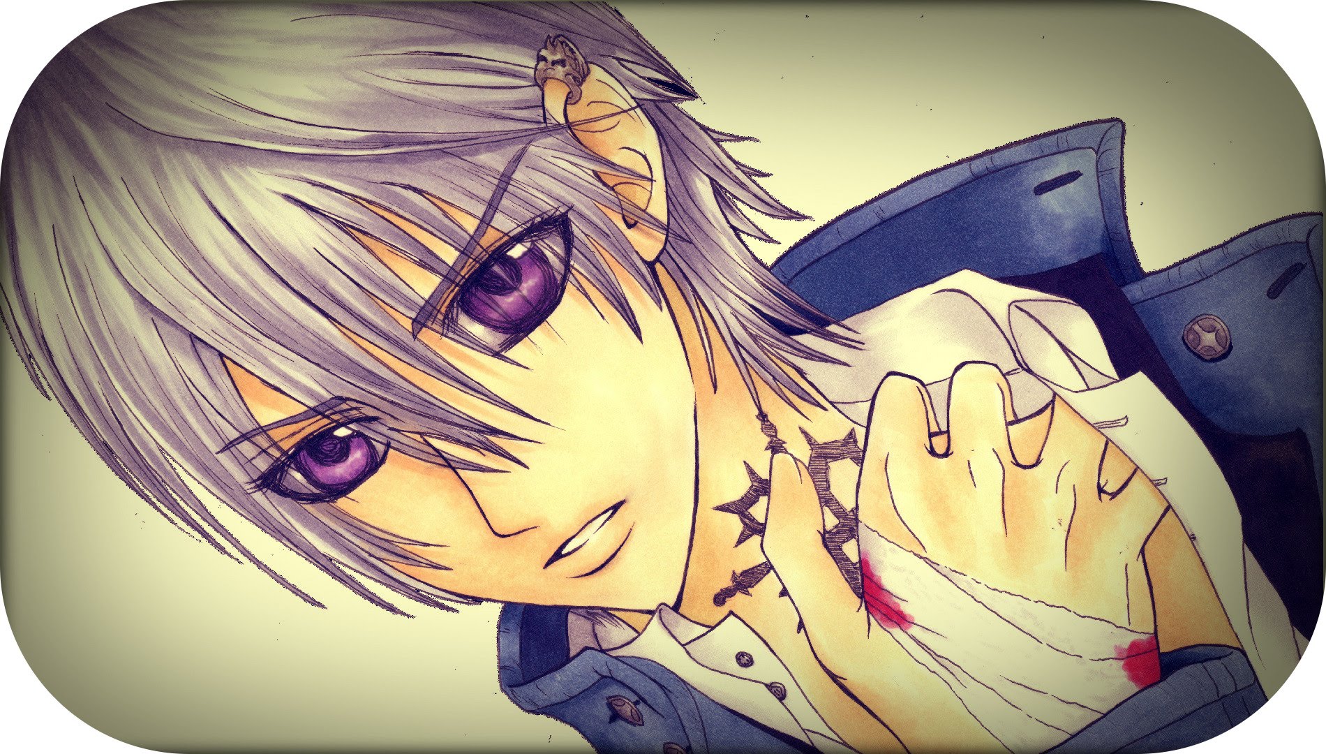 1900x1080 Drawing Zero Copic Marker Vampire Knight - Vampire Knight Sketches