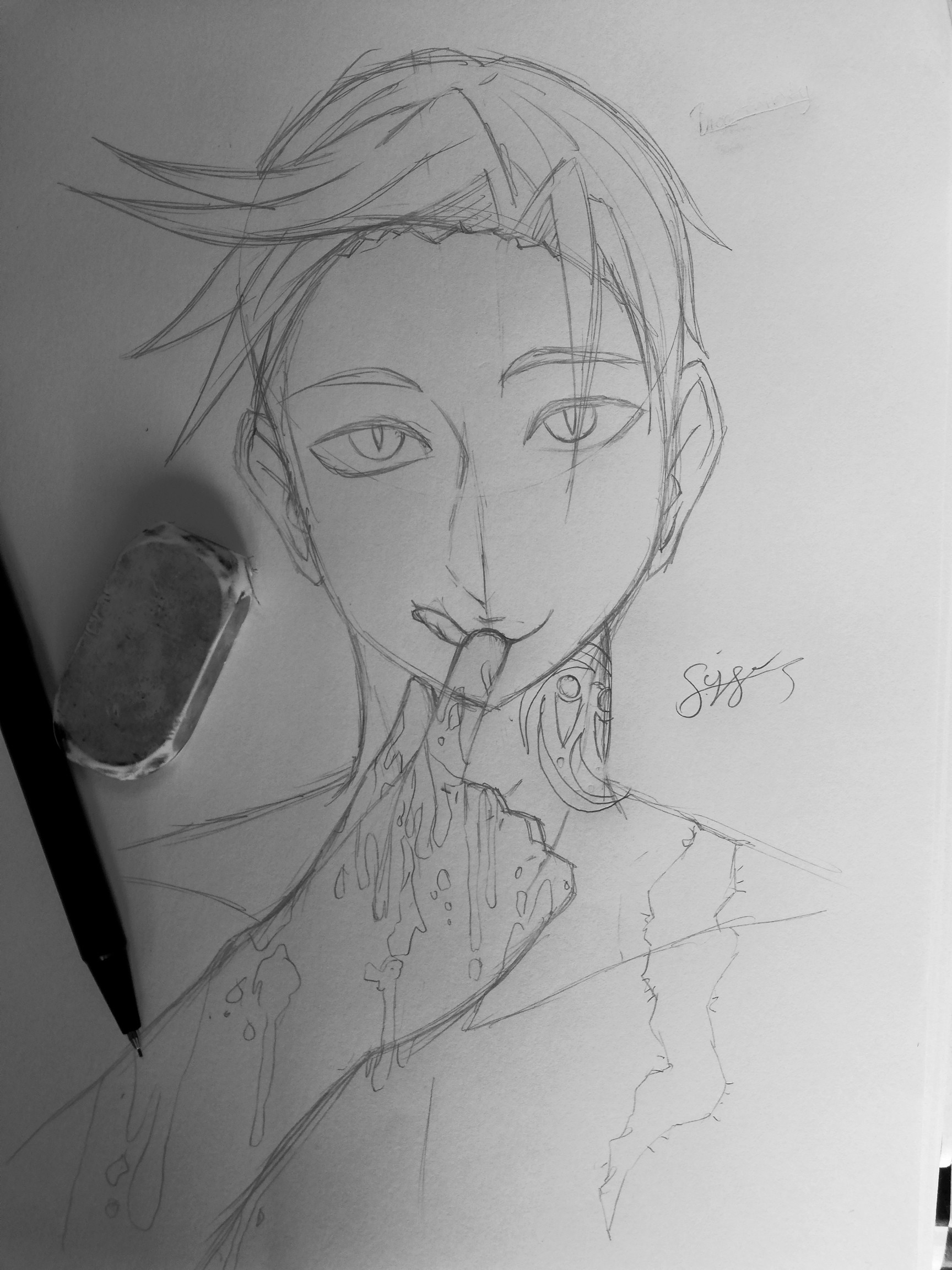 1728x2304 Sigge - Vampire Sketch