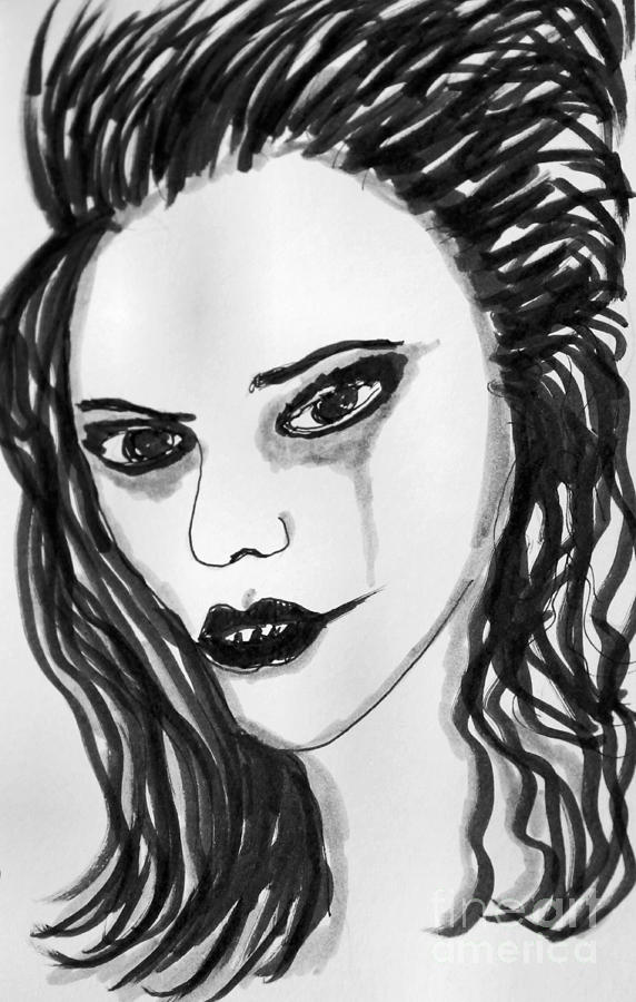 Vampire Sketch At PaintingValley Com Explore Collection Of Vampire Sketch