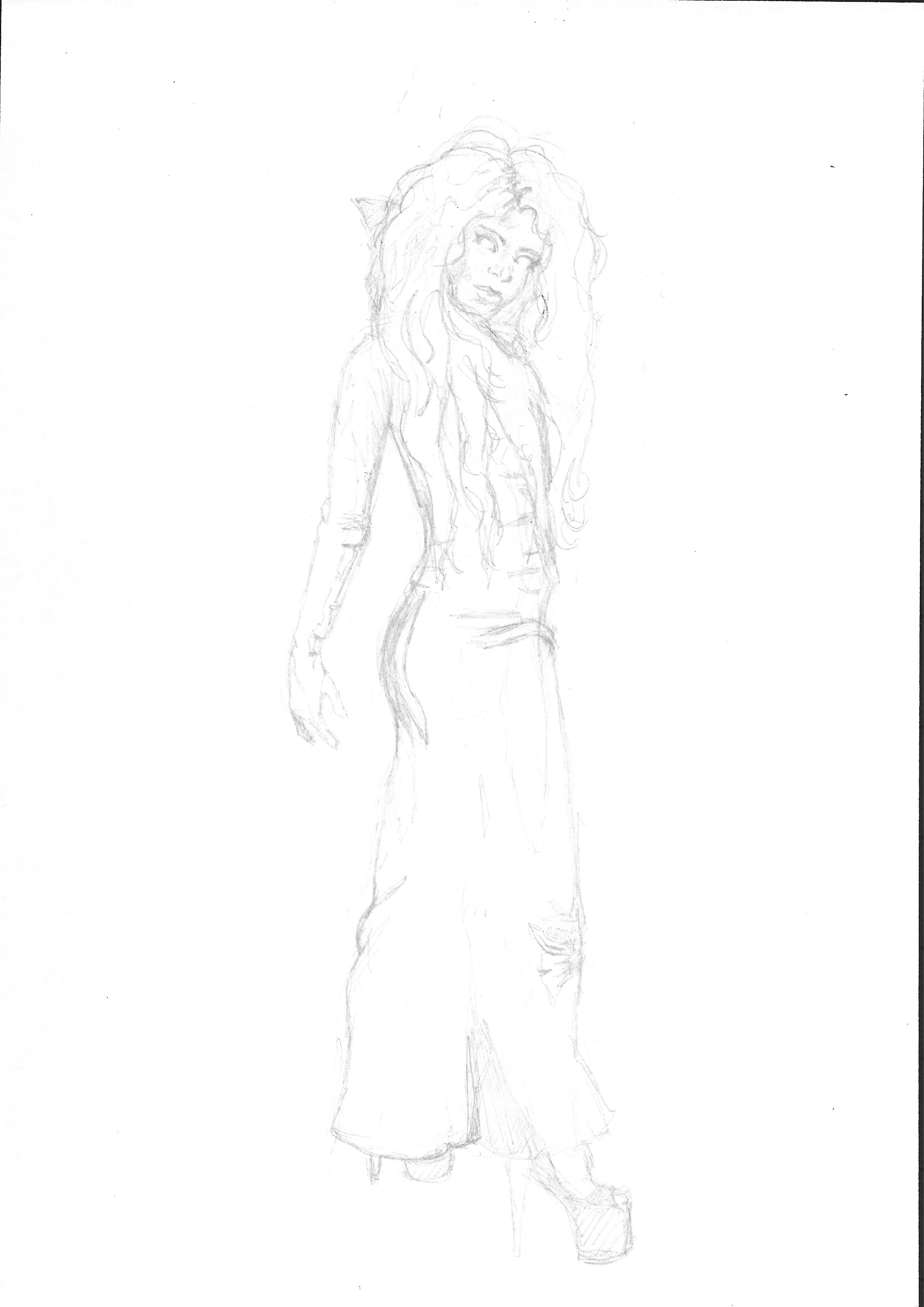 2480x3507 Vampire Sketch By Trex17 On Newgrounds - Vampire Sketch