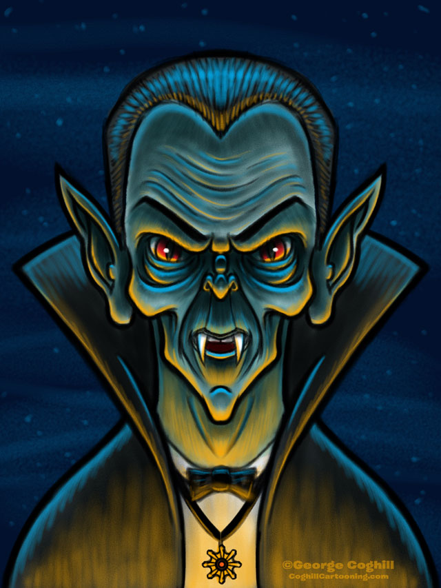 640x853 Vampiredracula Cartoon Character Sketch 02 - Vampire Sketch