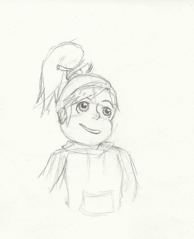 806x991 Vanellope Von Schweetz Sketch By Rinihatake - Vanellope Von Schweetz Sketch