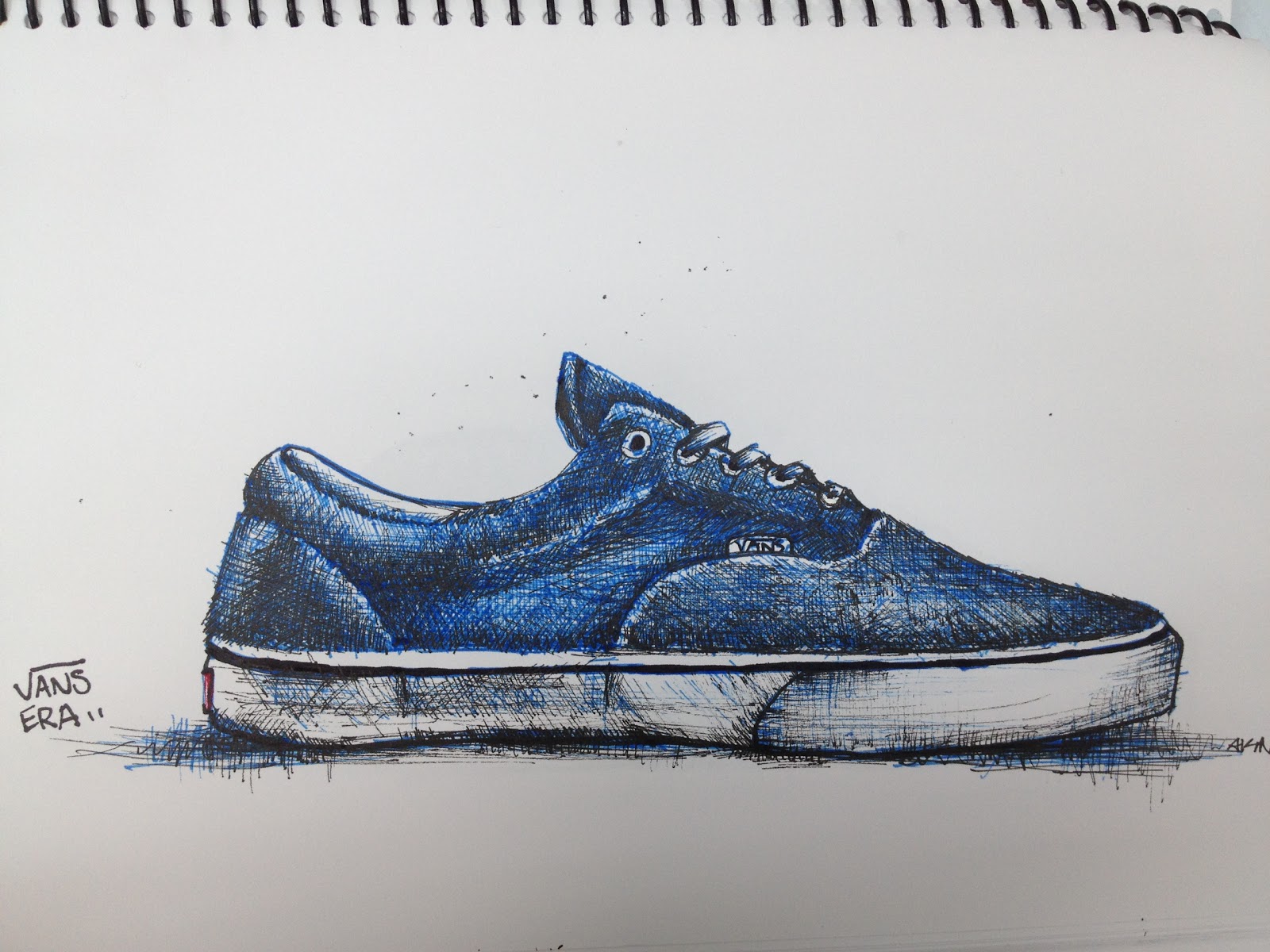 1600x1200 Sketching Of Vans Era Sketch Something - Vans Sketch