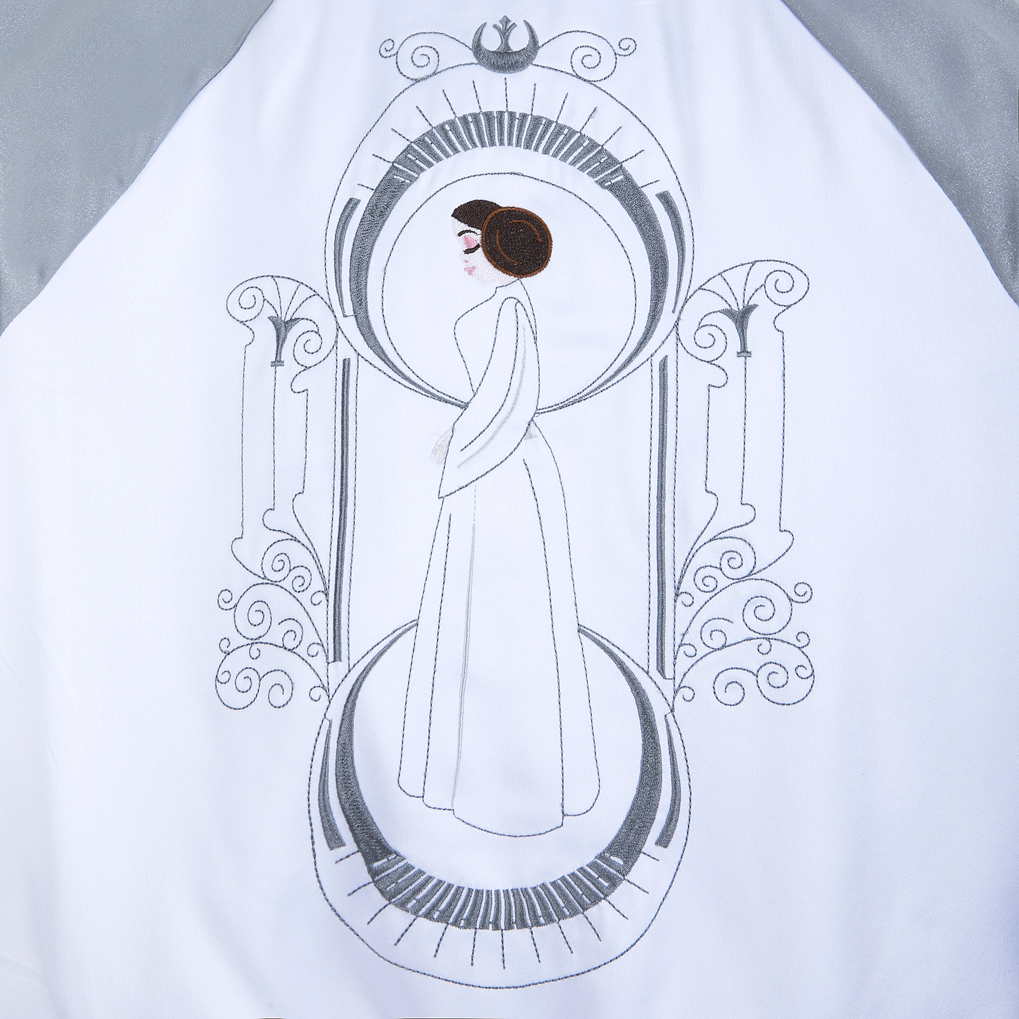 2000x2000 Princess Leia Varsity Jacket For Adults By Our Universe - Varsity Jacket Sketch