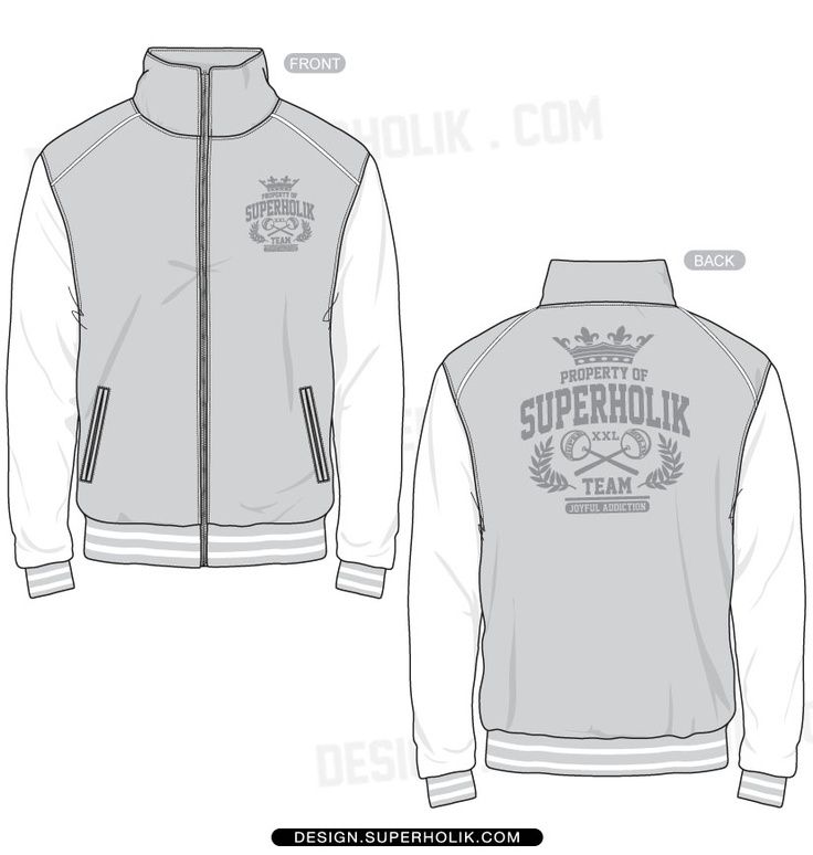 736x774 Varsity Jacket Women Technical Drawing - Varsity Jacket Sketch