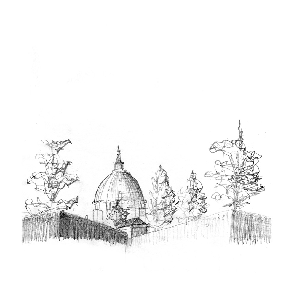 992x992 Sketch The Vatican, Rome Mireia - Vatican Sketch