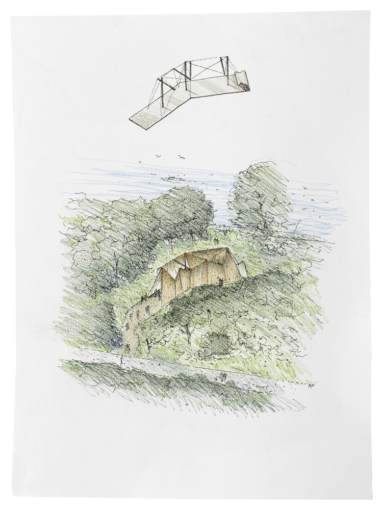 751x1000 Gallery Of Vatican Chapel Foster + Partners - Vatican Sketch