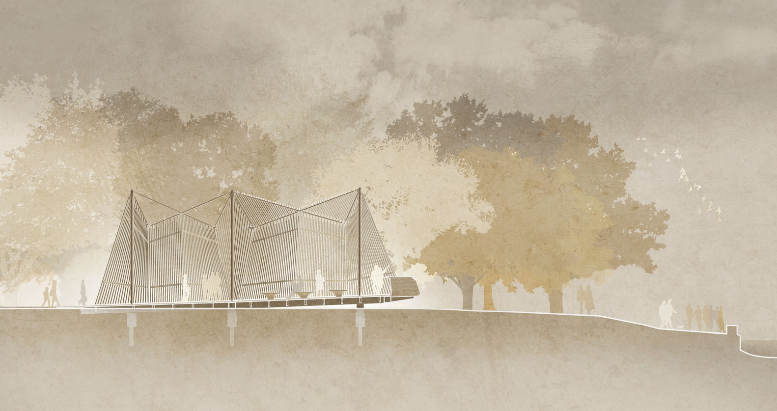 1582x837 Gallery Of Vatican Chapel Foster + Partners - Vatican Sketch