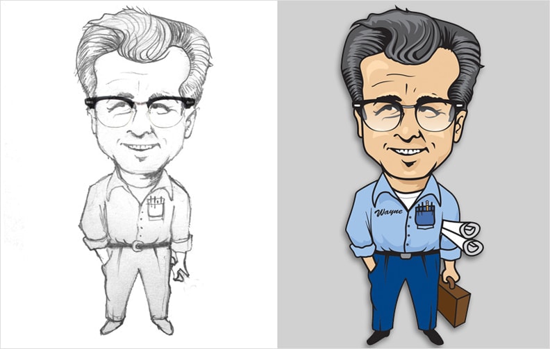 792x503 Sketches To Vector Art Conversion, Converting Drawing To Vector - Vector Art Sketch