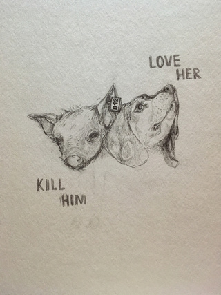 320x427 Vegan Drawings On Paigeeworld. Pictures Of Vegan - Vegan Sketch