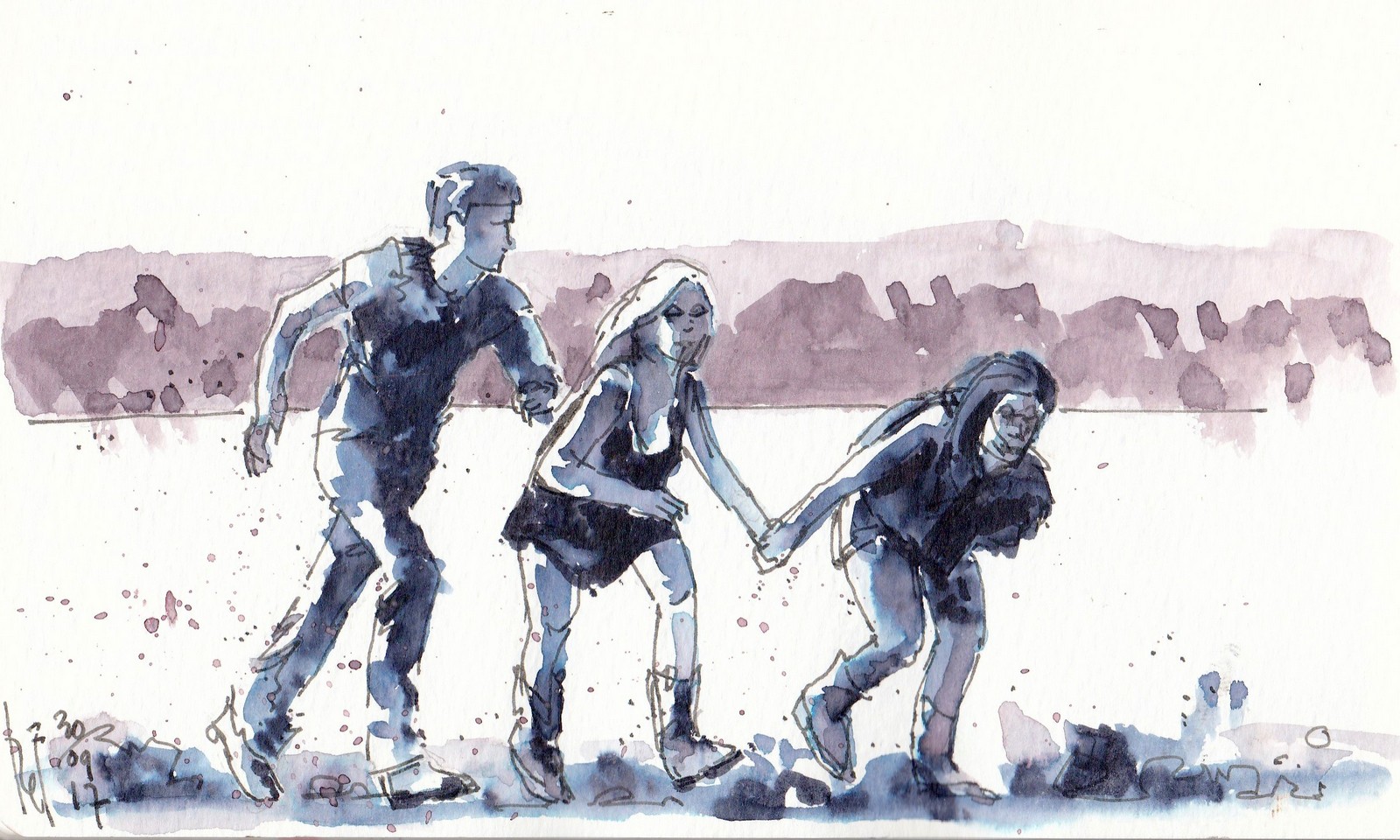 1600x960 Rene Fijten Sketches Las Vegas Shooting - Vegas Sketch