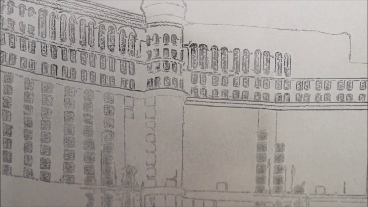 1280x720 Bellagio Las Vegas Etch A Sketch Art Under Construction - Vegas Sketch