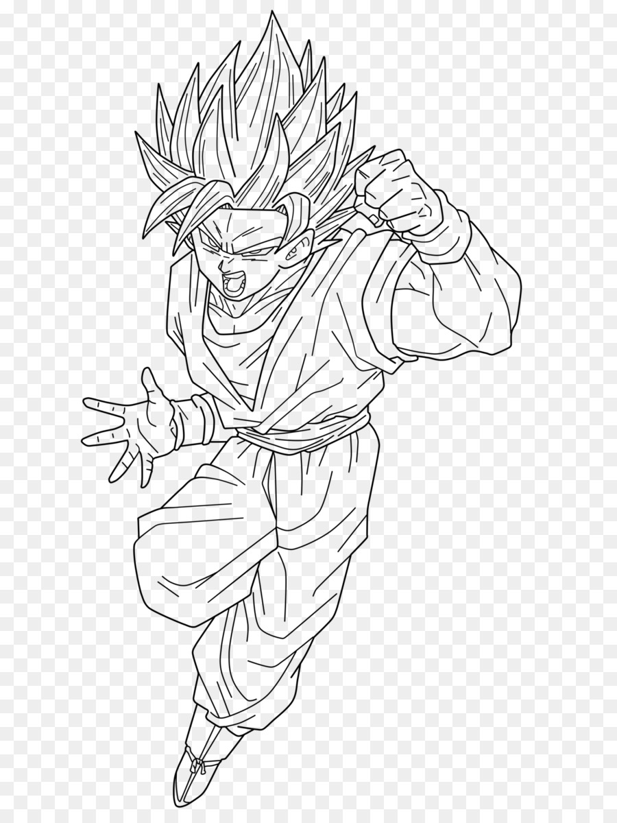 900x1200 Goku Cartoon Line Art Vegeta Sketch - Vegeta Sketch