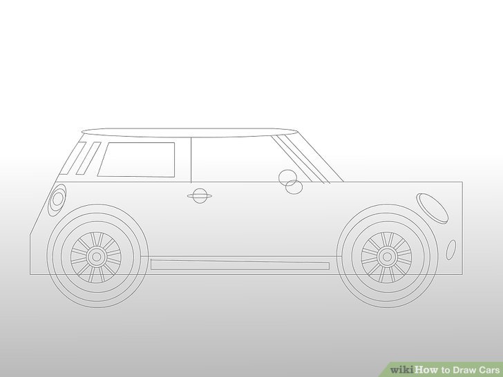 728x546 4 Easy Ways To Draw Cars (With Pictures) - Vehicle Sketch