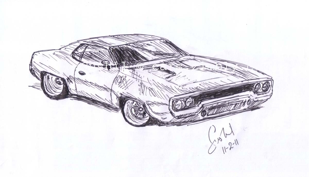 1200x691 Vehicle Sketch - Vehicle Sketch