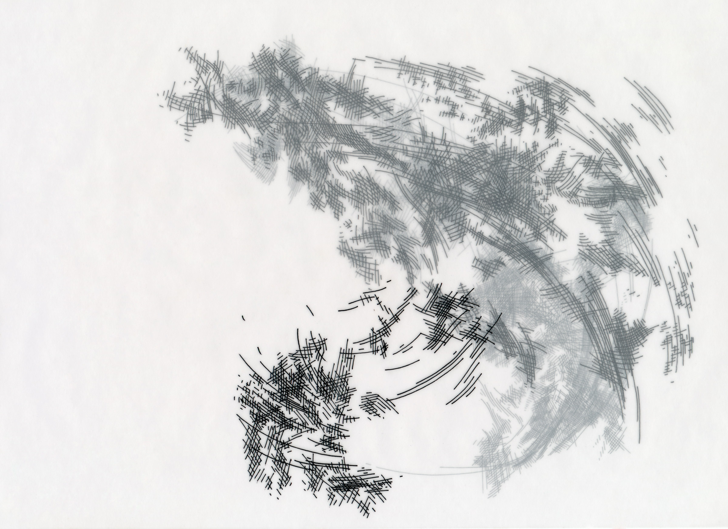 2400x1744 Session Drawing 3, Pen And Ink On Vellum, X 2012 Adam - Vellum Sketch