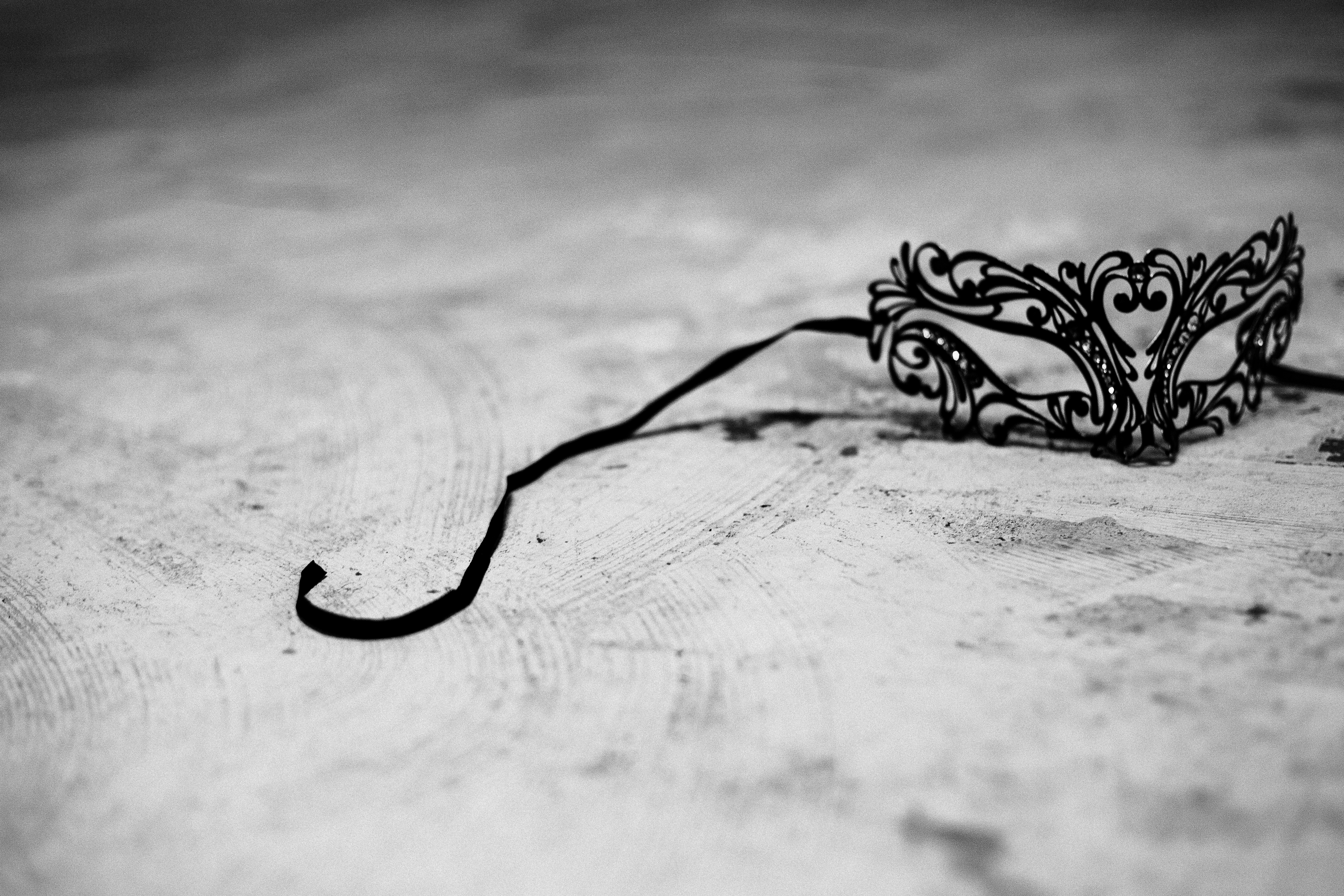 5616x3744 Free Images Black And White, Wave, Celebration, Mystery, Line - Venetian Mask Sketch