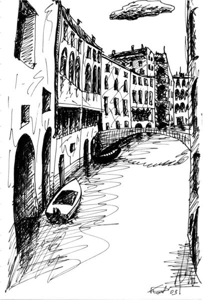 407x600 Sketches From Venice - Venice Sketch