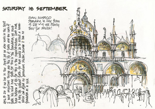 500x354 More Venice Sketches - Venice Sketch