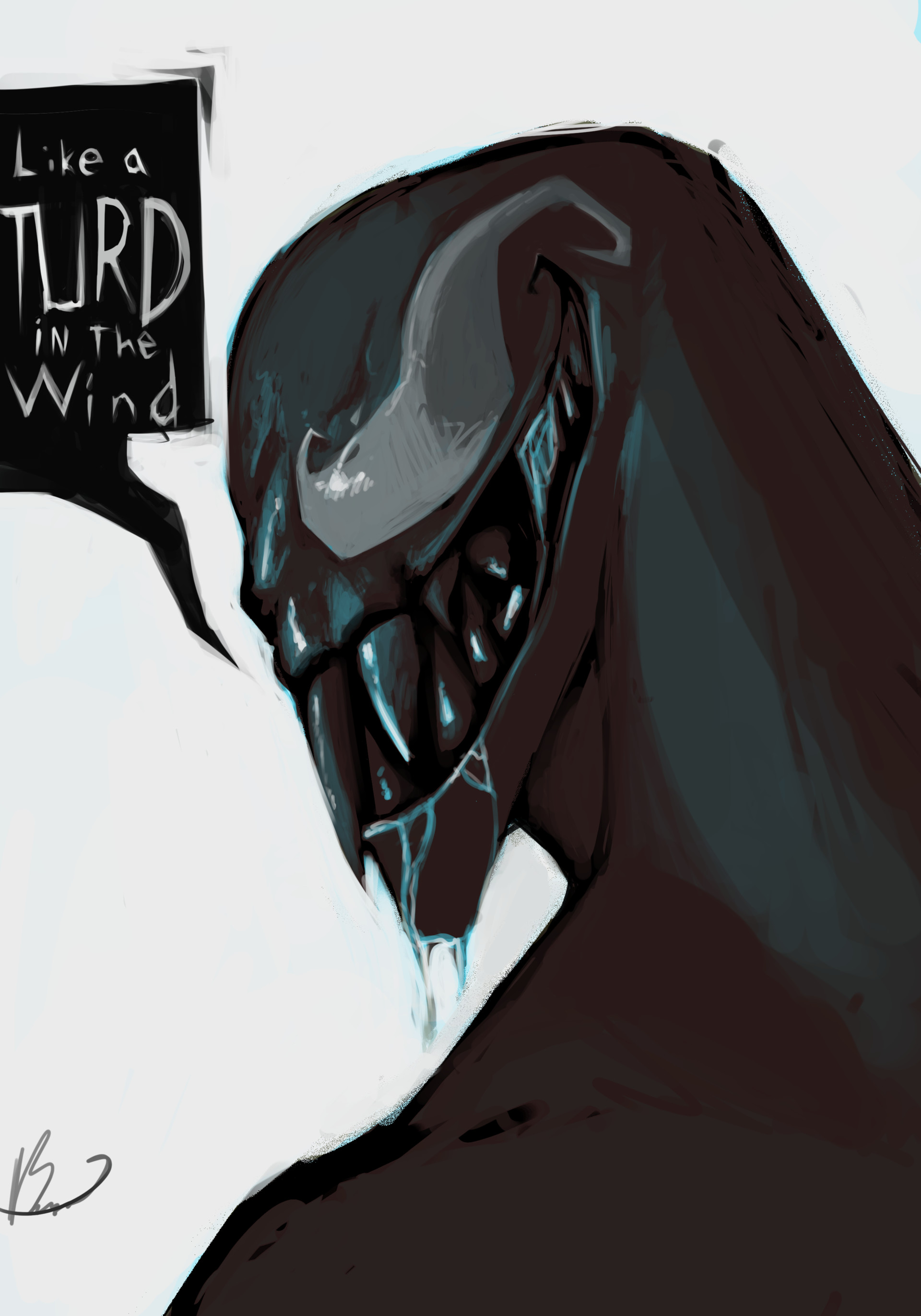 1920x2743 Artstation - Venom Sketch