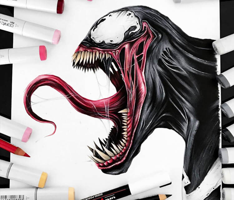 Venom Sketch at Explore collection of Venom Sketch