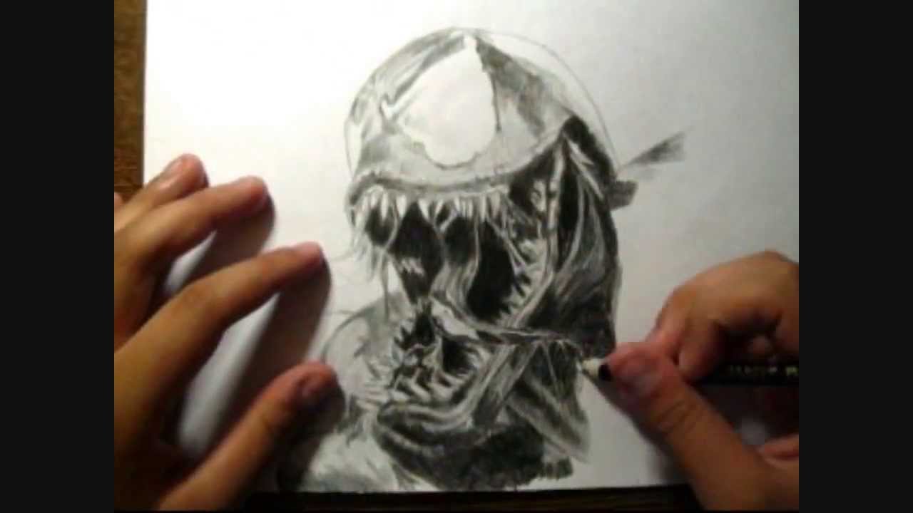 1280x720 Drawing Venom - Venom Sketch