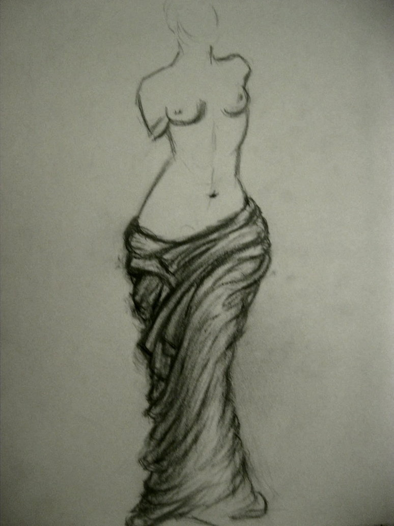 774x1032 Venus De Milo Drawing Venus De Milo Sketch By Thelunalily On - Venus De Milo Sketch