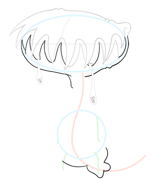 540x622 How To Draw A Venus Fly Trap Creature - Venus Fly Trap Sketch