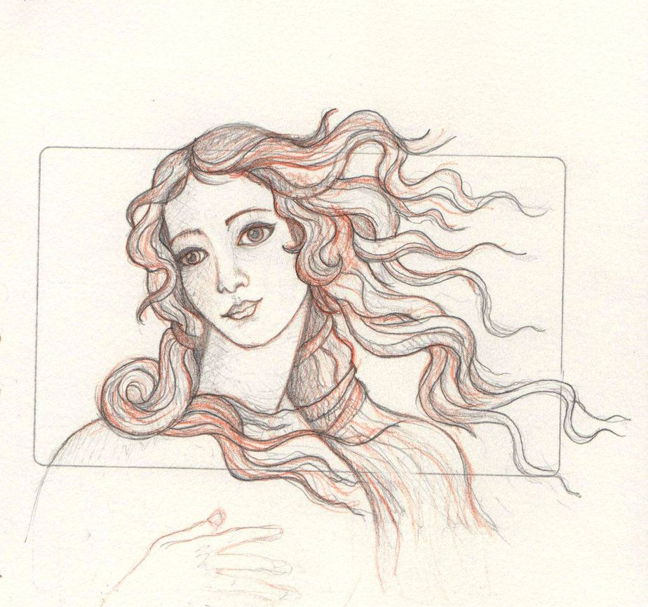 924x865 Venus Sketch By Me Tal My Art Venus, Sketches And - Venus Sketch