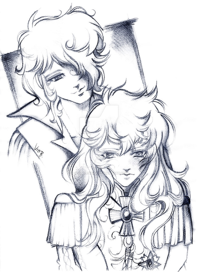 762x1049 Versailles No Bara - Versailles Sketch