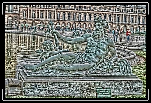 640x440 Clouds Psketchphotosketchversailles Statue 6 Sketch - Versailles Sketch