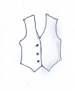 249x300 Starting My Own Fashion Design Business Vest Talk - Vest Sketch