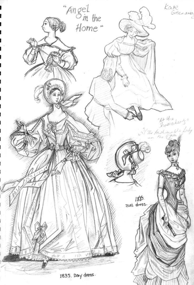 737x1084 Sketches - Victorian Dress Sketches