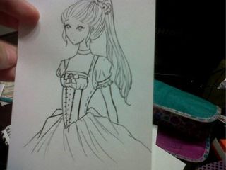 320x240 Just Trying To Draw A Victorian Girl () - Victorian Girl Sketch