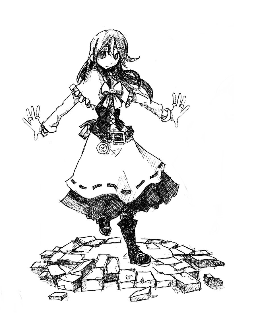 900x1110 Victorian Girl By Jump Button - Victorian Girl Sketch