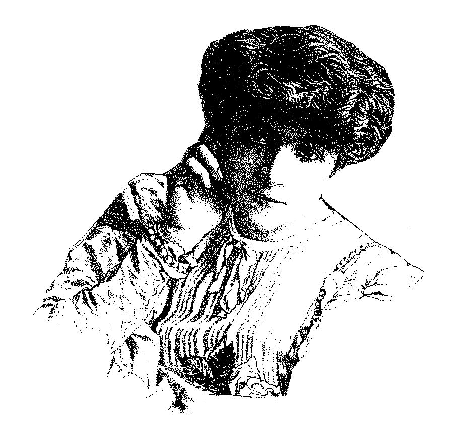 917x867 Digital Stamp Design Antique Illustration Victorian Woman Gibson - Victorian Girl Sketch