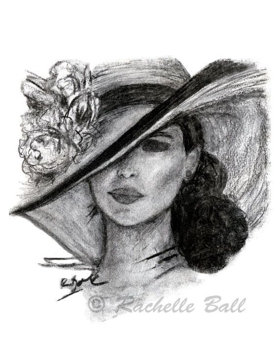 570x738 Holiday Sale - Victorian Woman Sketch